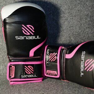 Sanabul Essential Gel Training Boxing Gloves Pink 8oz – Excellent Preowned